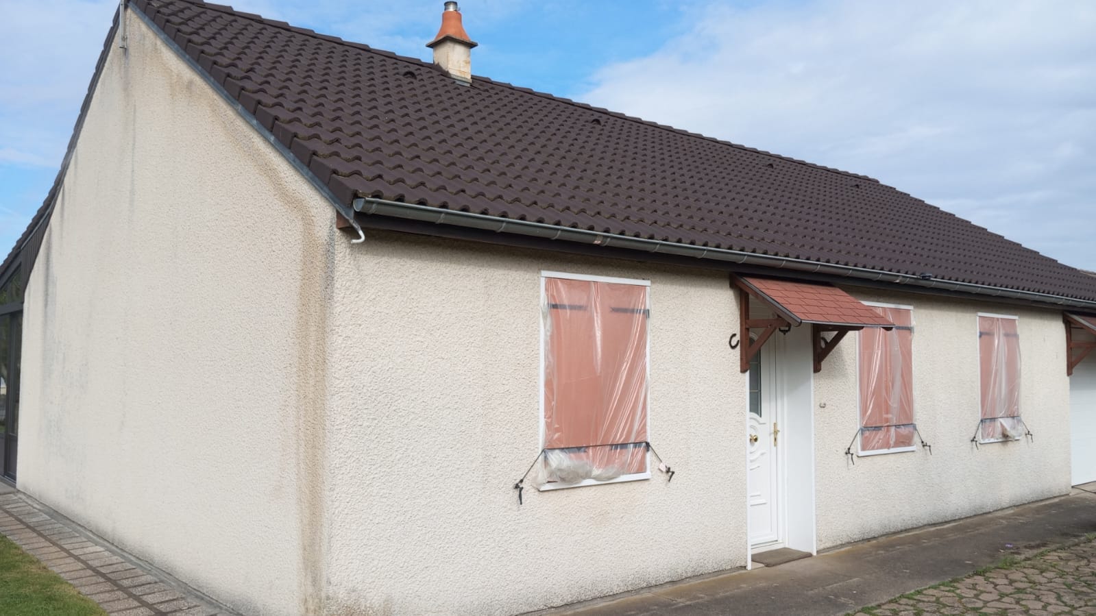 Photo de traitement de façade avant